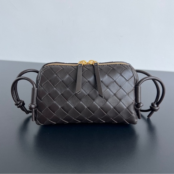 Meet the Posher Handbags - Bottega Veneta Mini Woven Leather Crossbody